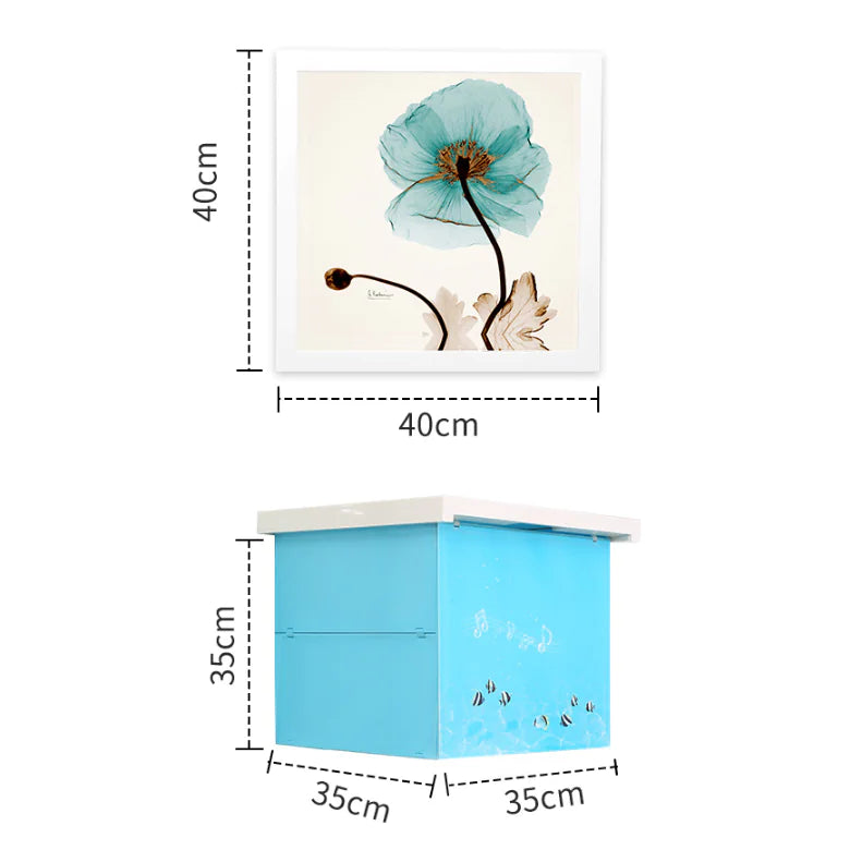 Hidden Bathroom Storage Cabinet with Waterproof Design