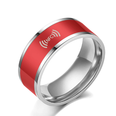 NFC Wearable Smart Ring for Mobile Phone Labeling